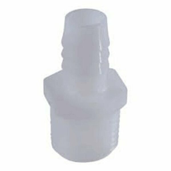 Ldr Industries 517-MA1238 NYLON MALE ADAPTER 1/2IN X 3/8IN 517 MA-1238